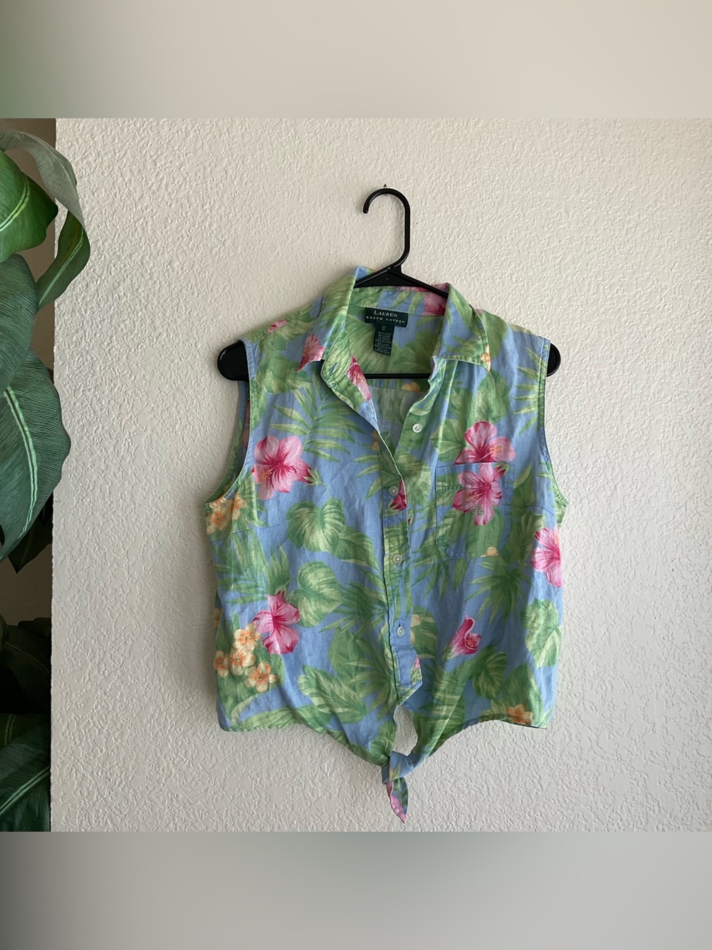 Ralph Lauren multicoloured floral button up shirt